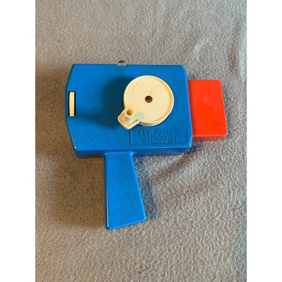 Vintage 1973 Six Million Dollar Man Movie Viewer Kenner Blue Red Retro Toy - Picture 4 of 11